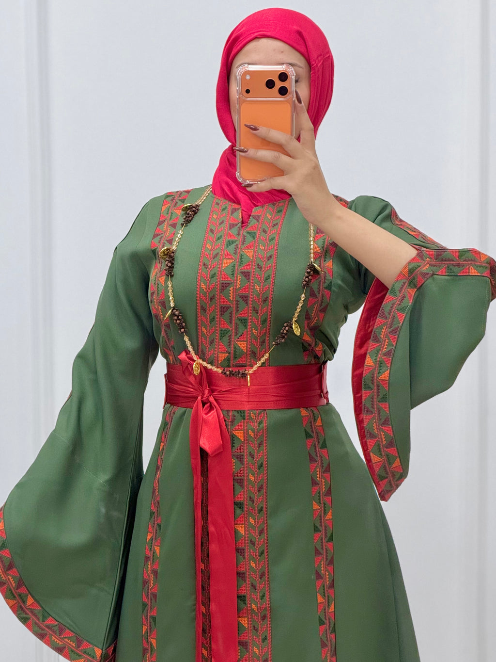 New Olive Green Thoub